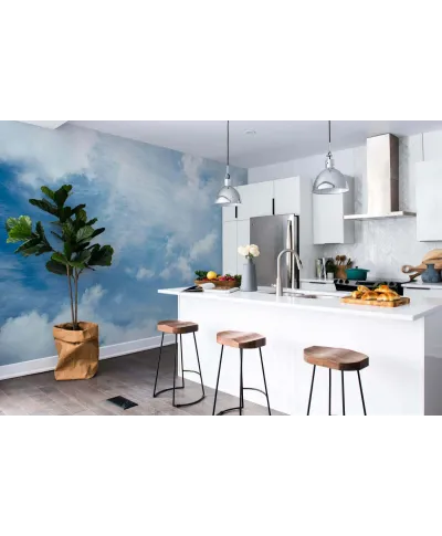 Obłoki na niebie - fototapeta