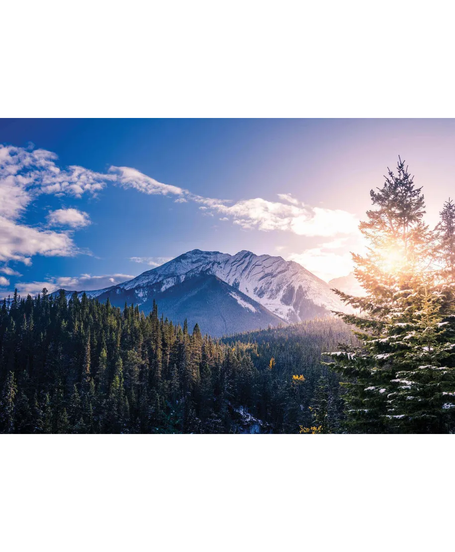 Góry Skaliste Kanada - fototapeta