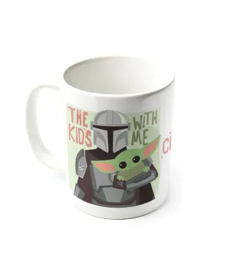 Star Wars The Mandalorian The Kids With Me - kubek