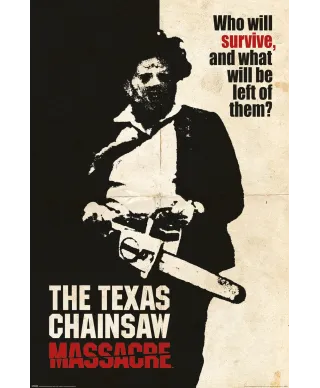 Teksańska masakra piłą mechaniczną - plakat