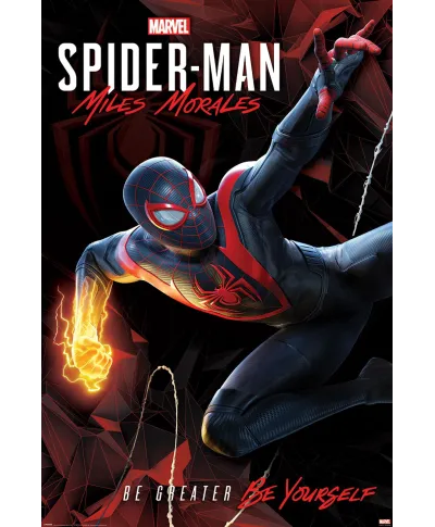 Spider-Man Miles Morales Cybernetic Swing - plakat