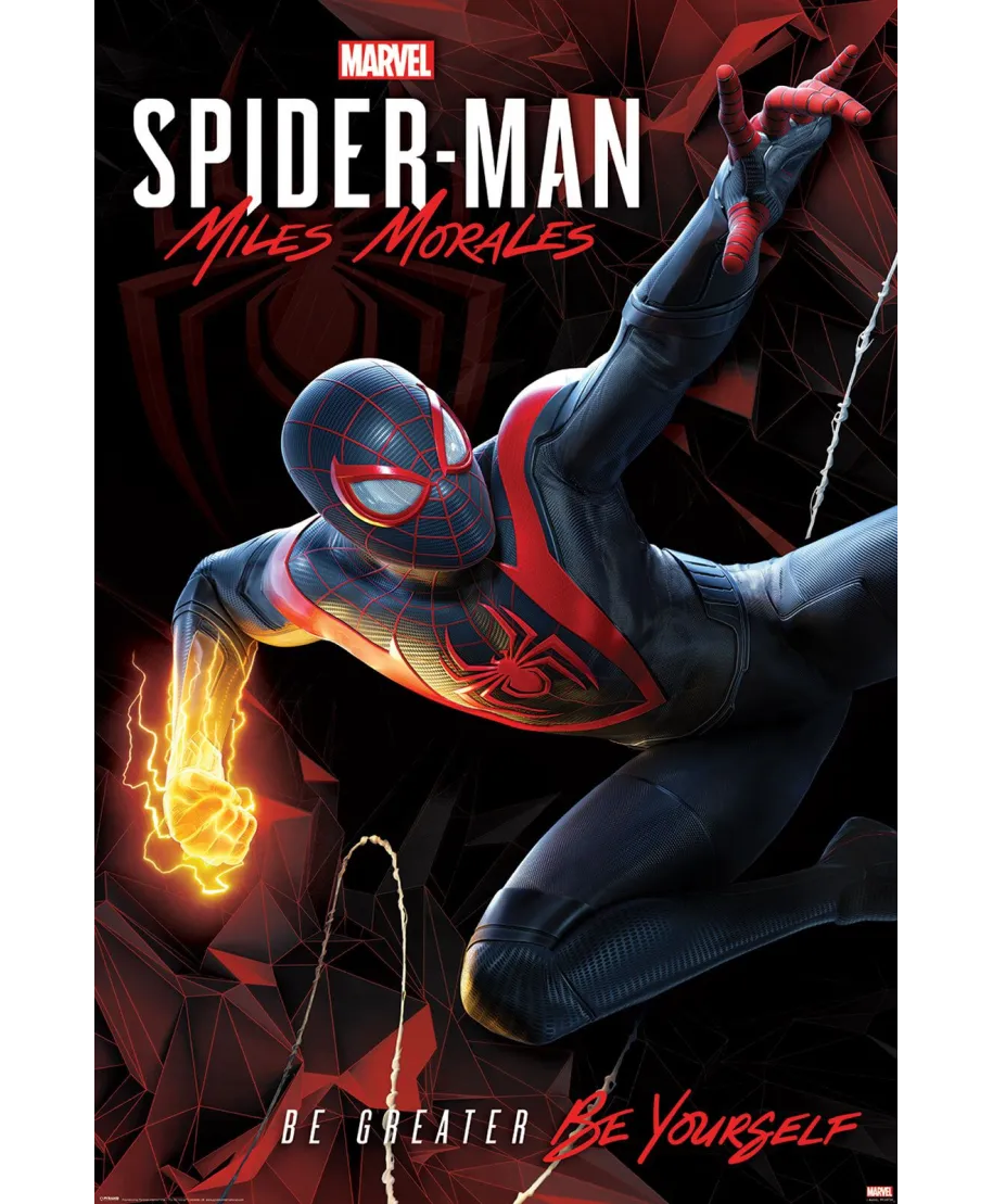 Spider-Man Miles Morales Cybernetic Swing - plakat