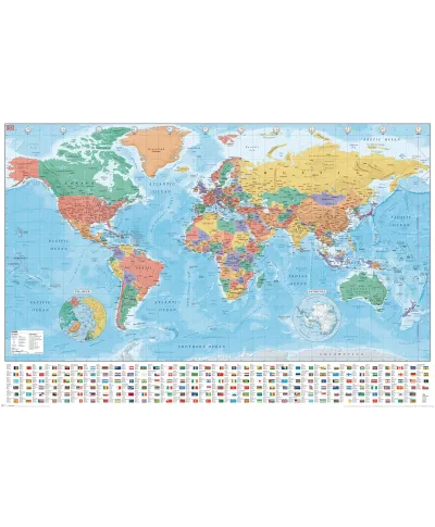 Mapa Świata 2020 - plakat