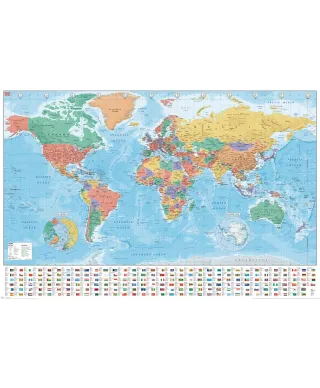 Mapa Świata 2020 - plakat