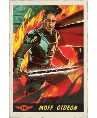 Star Wars The Mandalorian Moff Gideon - plakat