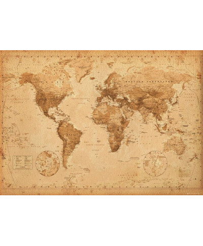 Mapa Świata - plakat