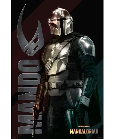 Star Wars The Mandalorian Mando - plakat