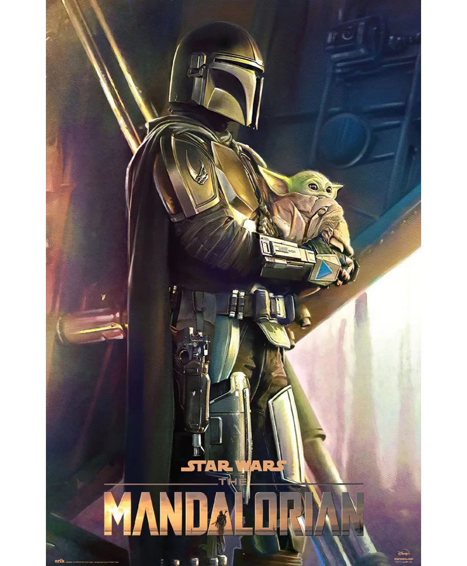 Star Wars The Mandalorian Clan Of Two - plakat
