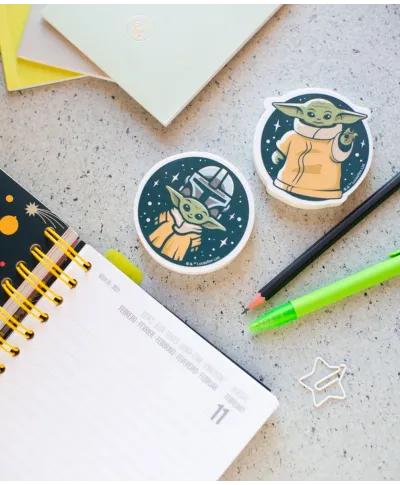 Star Wars The Mandalorian - gumki do mazania