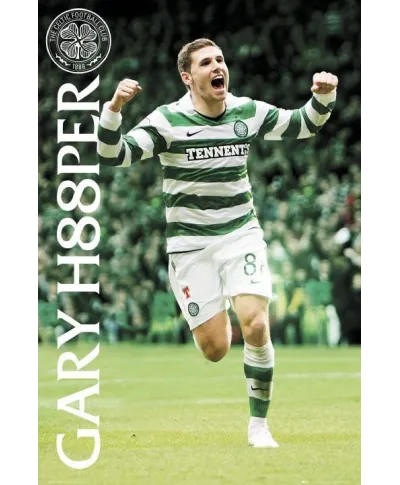 Celtic Glasgow Hooper 10/11 - plakat