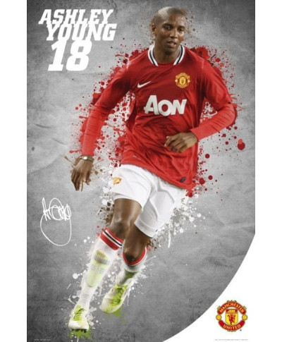 Manchester United Ashley Young 11/12 - plakat
