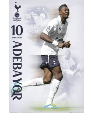 Tottenham Hotspurs Adebayor 11/12 - plakat