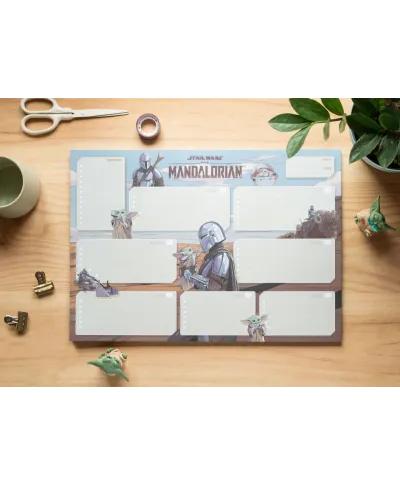 Star Wars The Mandalorian - planer tygodniowy A3