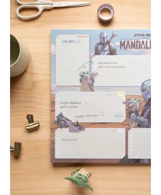 Star Wars The Mandalorian - planer tygodniowy A3