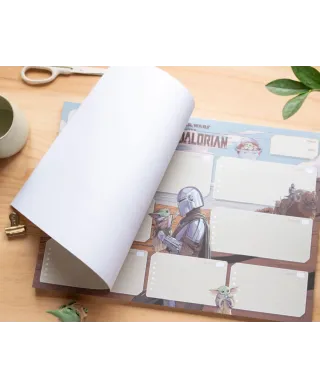 Star Wars The Mandalorian - planer tygodniowy A3