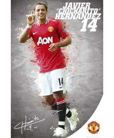 Manchester United Javier Hernandez 11/12 - plakat