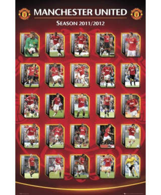 Manchester United Zawodnicy 11/12 - plakat