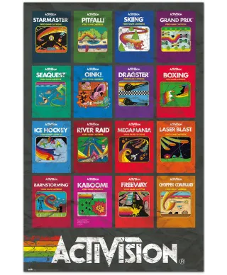 Activision Game Covers - plakat