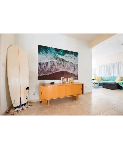 Wzburzone Fale - fototapeta