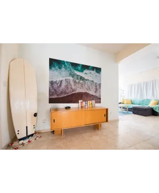 Wzburzone Fale - fototapeta