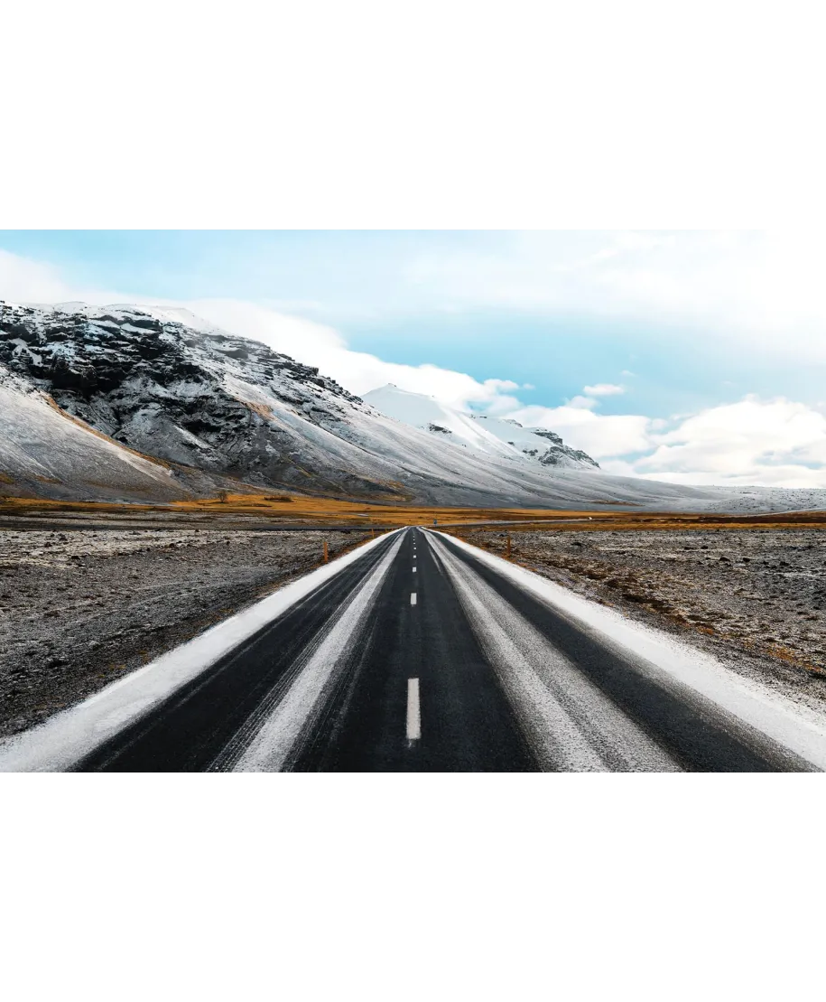 Droga na Islandii - fototapeta