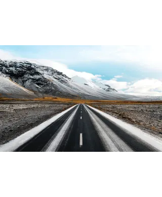 Droga na Islandii - fototapeta