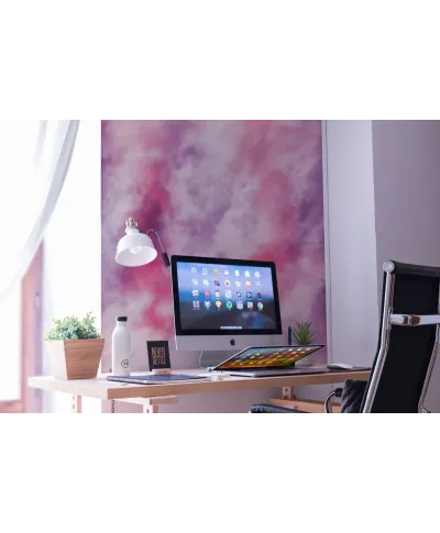 Blur cloudy Milky Way - fototapeta