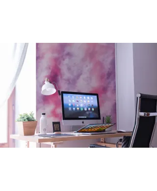 Blur cloudy Milky Way - fototapeta