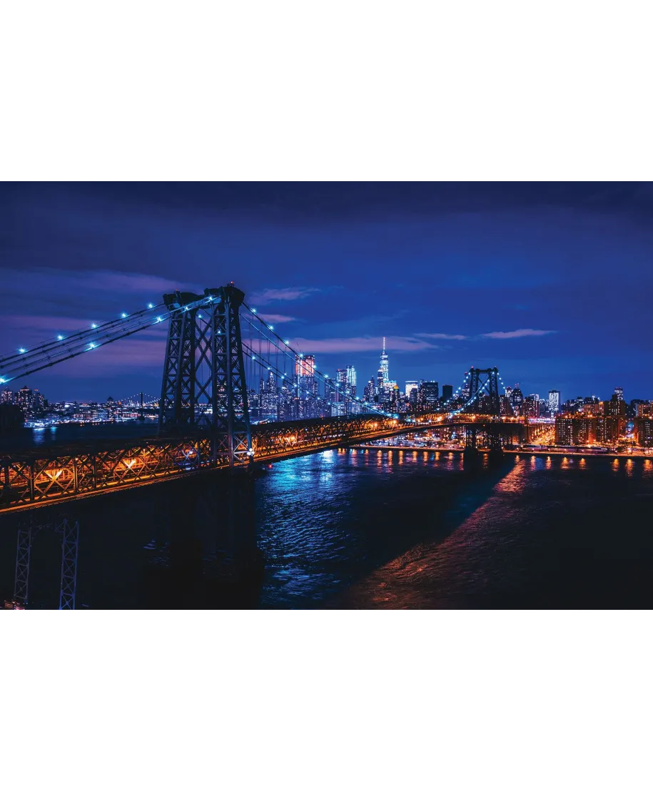 Most Nocą - fototapeta