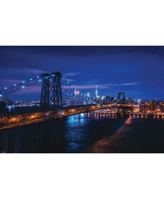 Most Nocą - fototapeta
