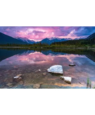 Jezioro Vermillion - fototapeta