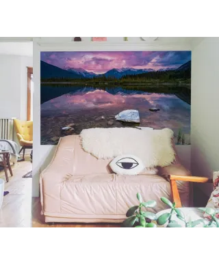 Jezioro Vermillion - fototapeta