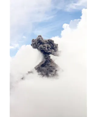 Erupcja Wulkanu - fototapeta