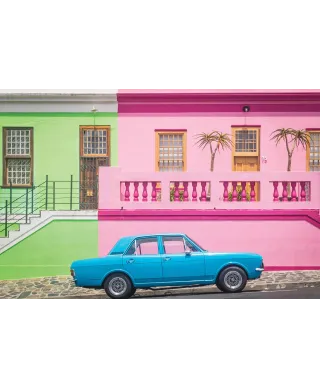 Kolorowe bloki - fototapeta