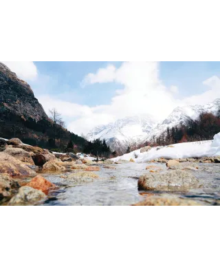 Górski strumyk - fototapeta