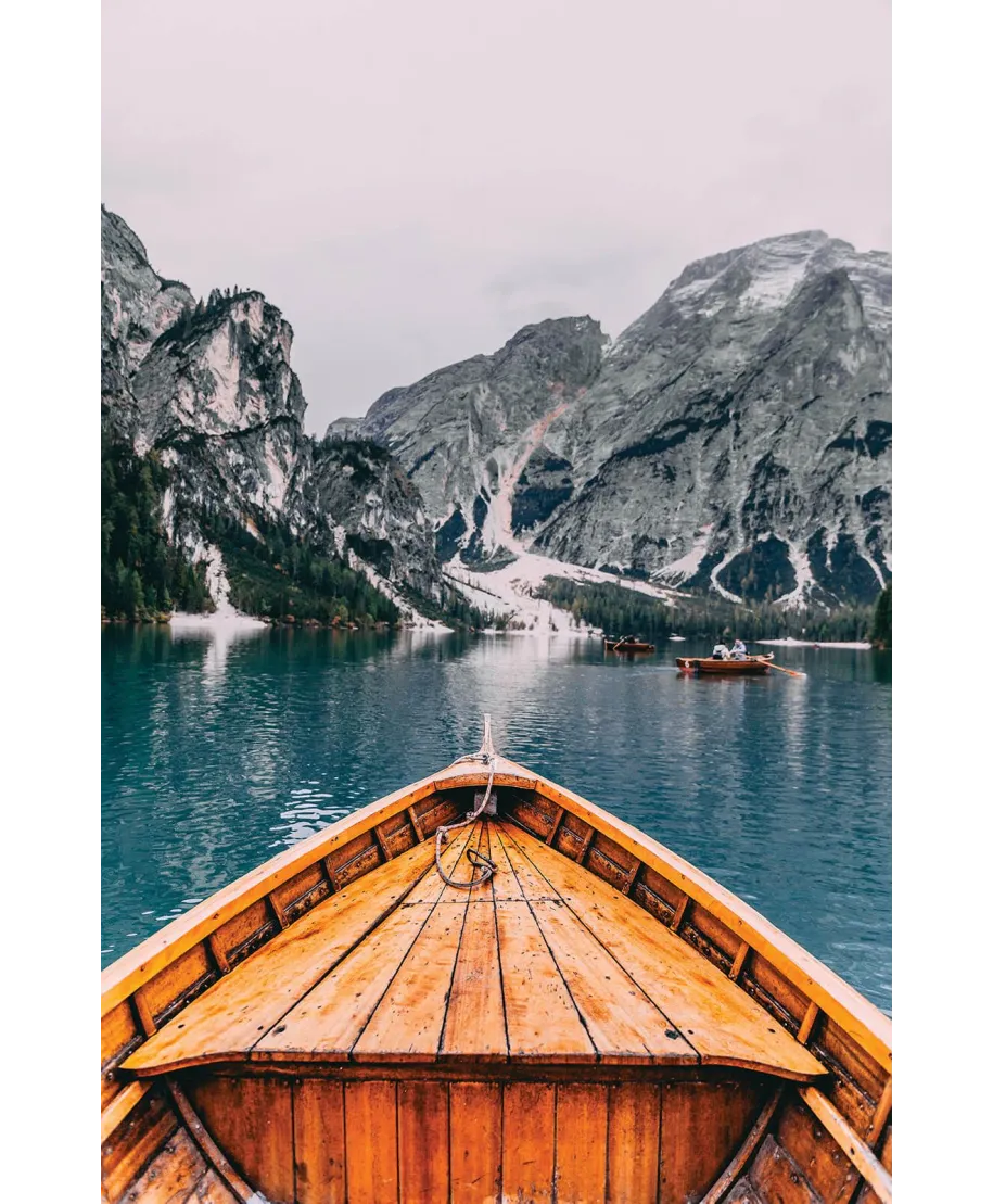 Górskie jezioro - fototapeta