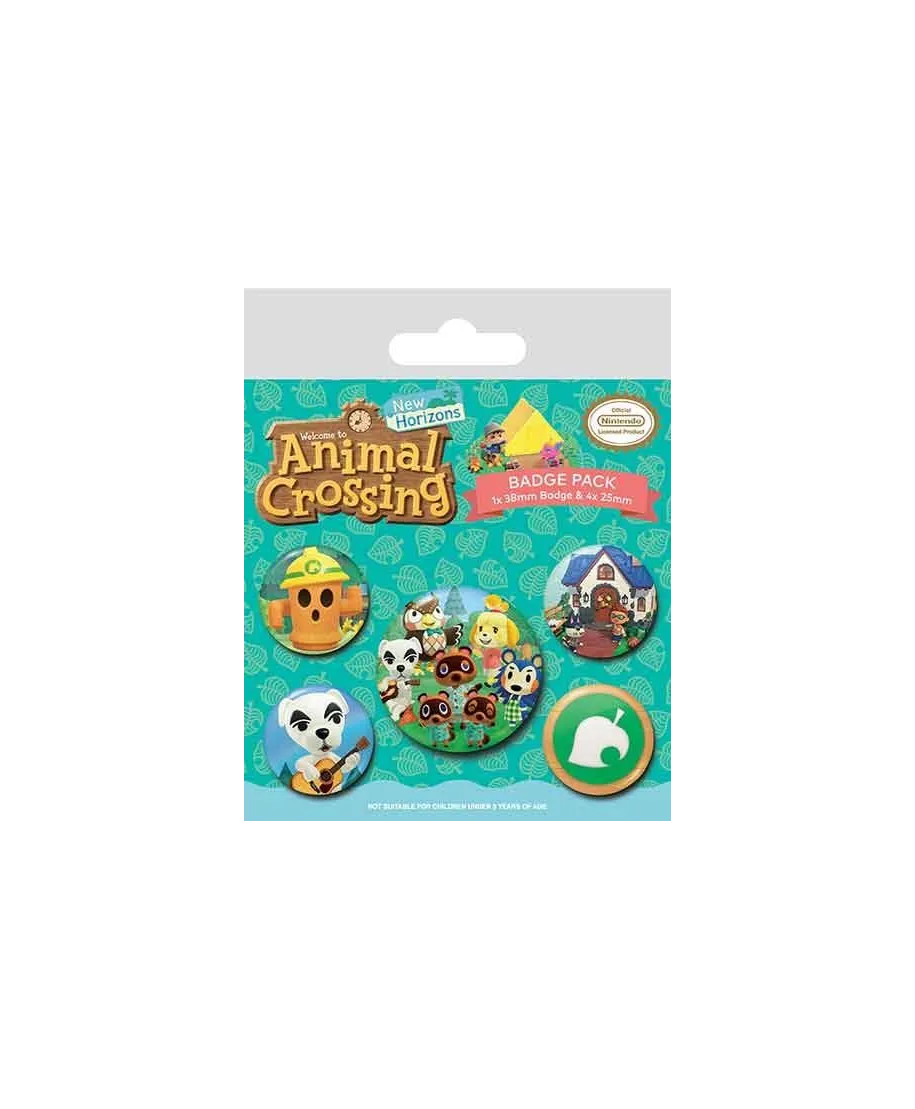 Animal Crossing Islander - przypinki