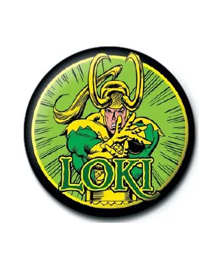 Marvel Comics Loki - przypinka