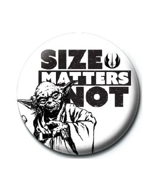 Star Wars Size Matters Not - przypinka