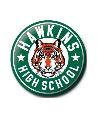 Stranger Things Hawkins High School - przypinka