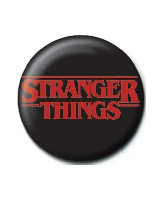 Stranger Things Logo - przypinka
