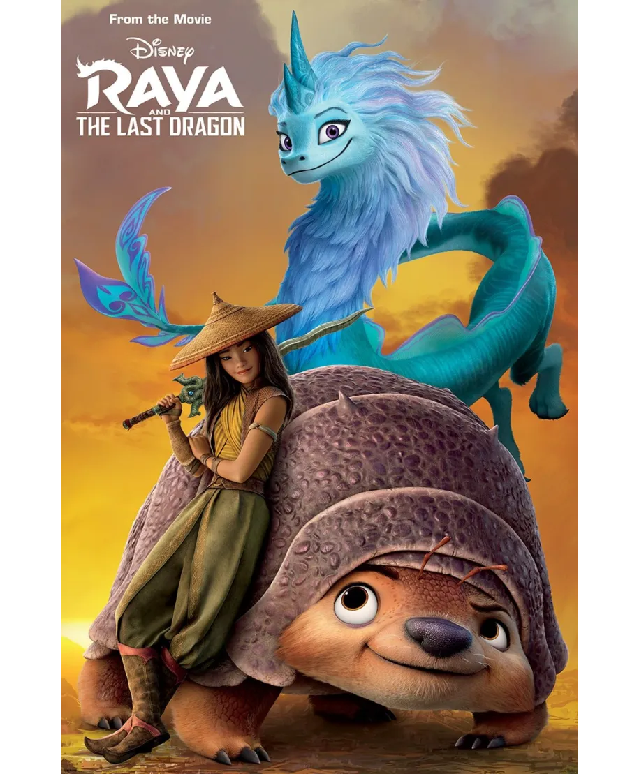 Raya And The Last Dragon Sunset - plakat