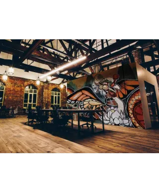 Kolorowy Ptak - fototapeta