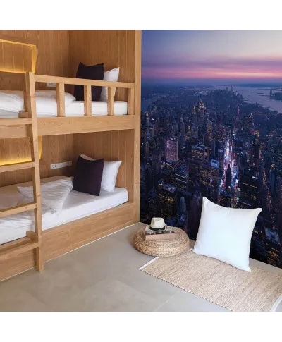 Manhattan o zmierzchu - fototapeta