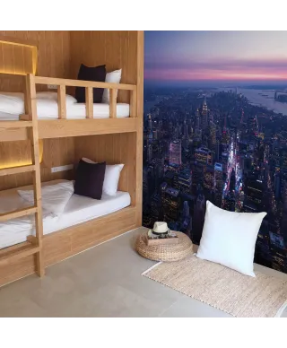 Manhattan o zmierzchu - fototapeta