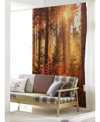 Jesienny las - fototapeta