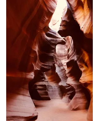 Droga przez Kanion - fototapeta