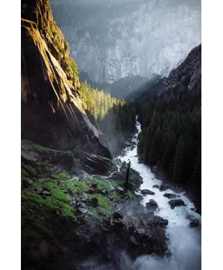 Górski potok - plakat