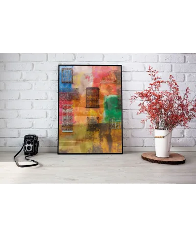 Kolorowa Ściana - plakat