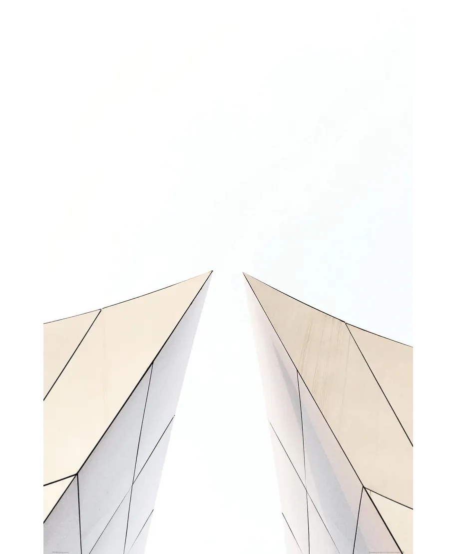 Nowoczesne budynki - plakat